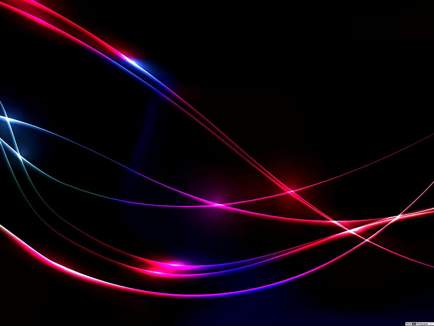 Neon lights waves HD wallpaper | Pxfuel