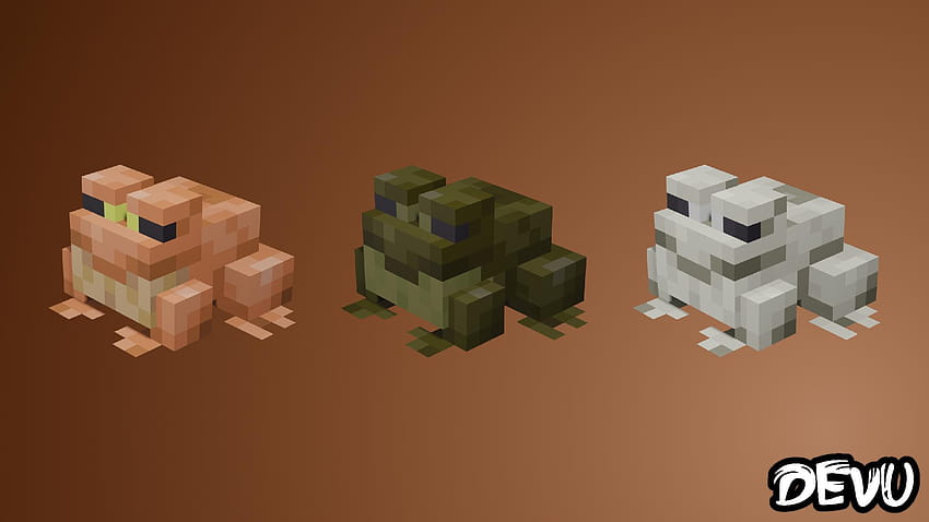 I recreated 1.19 Frogs and put them in some situations : r/Minecraft, minecraft frog HD wallpaper