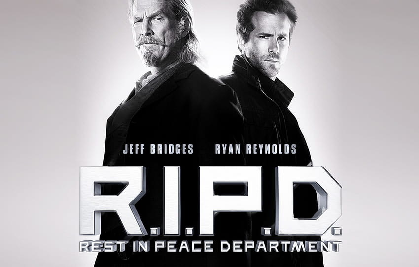 Ryan Reynolds, Ryan Reynolds, Jeff Bridges, Jeff Bridges, R.I.P.D., Ghost patrol , section фильмы, ripd HD wallpaper