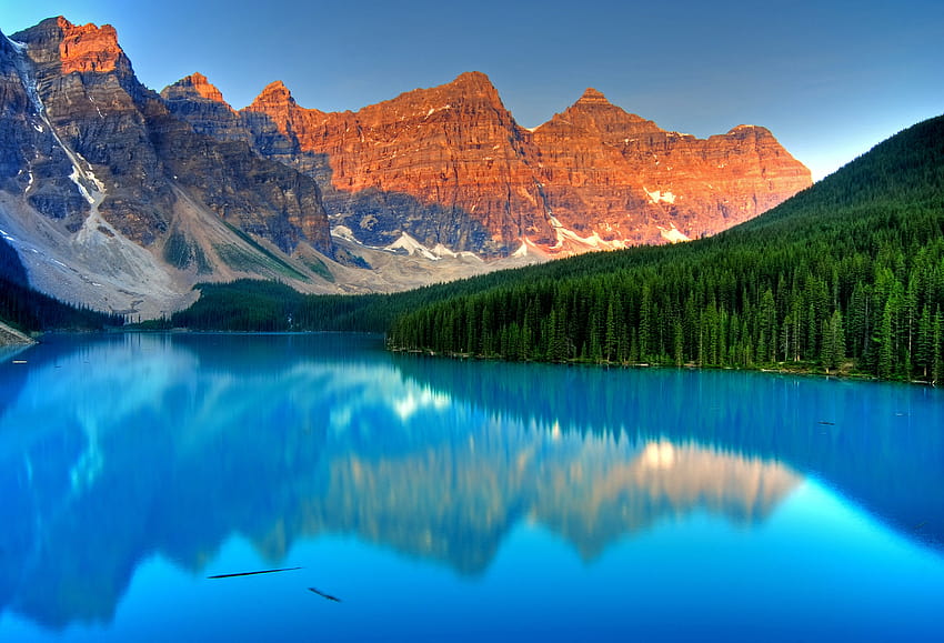 Moraine Lake Banff National Park lake Mountains HD wallpaper | Pxfuel