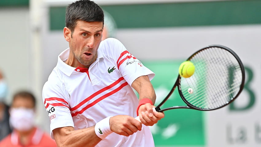 Roland Garros 2021: Novak Djokovic ins Viertelfinale, nacem Lorenzo Musetti sich verletzt zurückzieht, Novak Djokovic Roland Garros Champion 2021 HD-Hintergrundbild