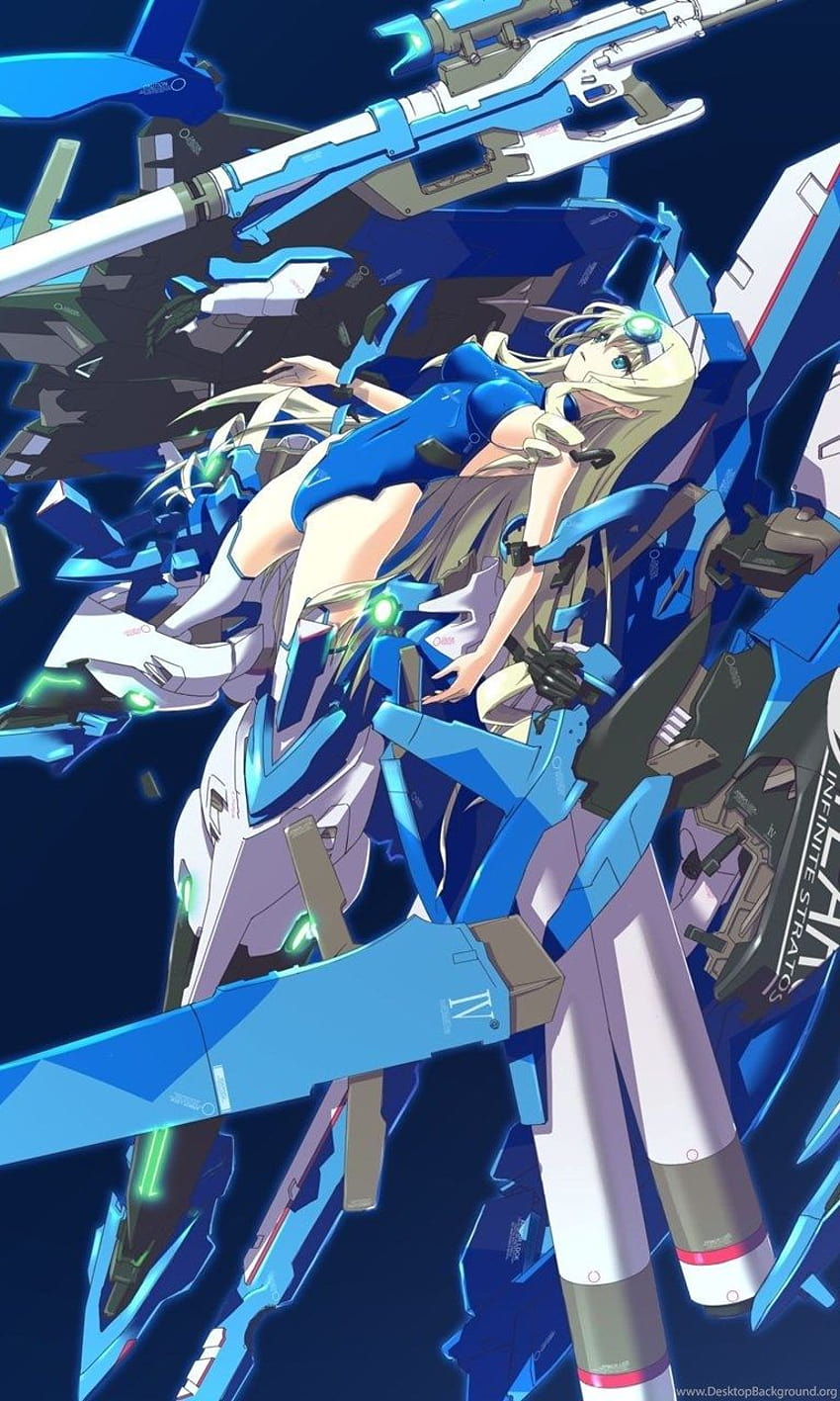 Infinite Stratos Blonde Hair Blue Blue Eyes Cecilia Alcott