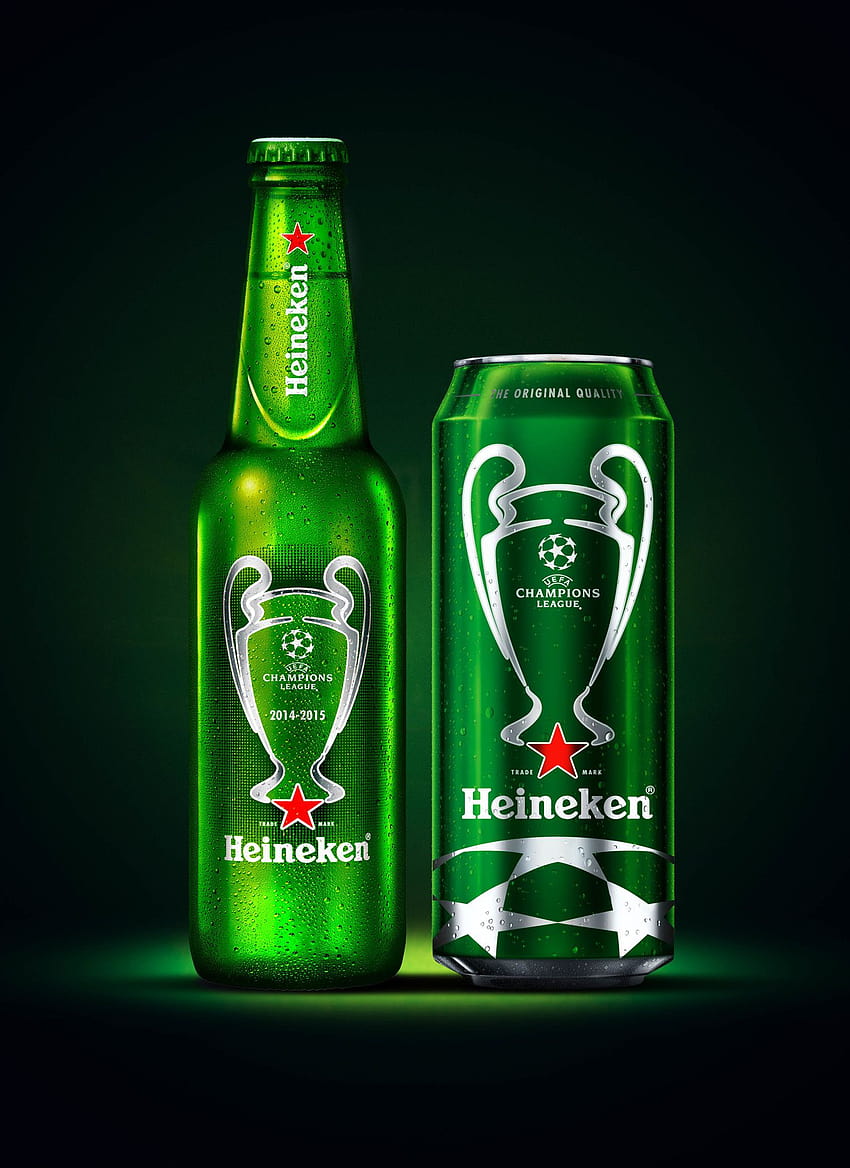 Bière Heineken UEFA Champions League, bière heineken Fond d'écran de téléphone HD