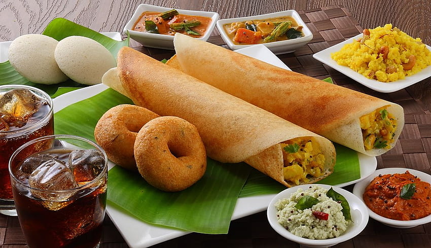 Ağzınızı Sulandıracak Güney Hindistan Yemekleri HD duvar kağıdı