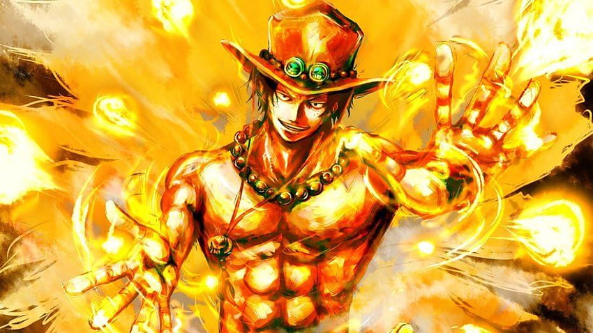 Tinju Api Ace One Piece Wallpaper HD