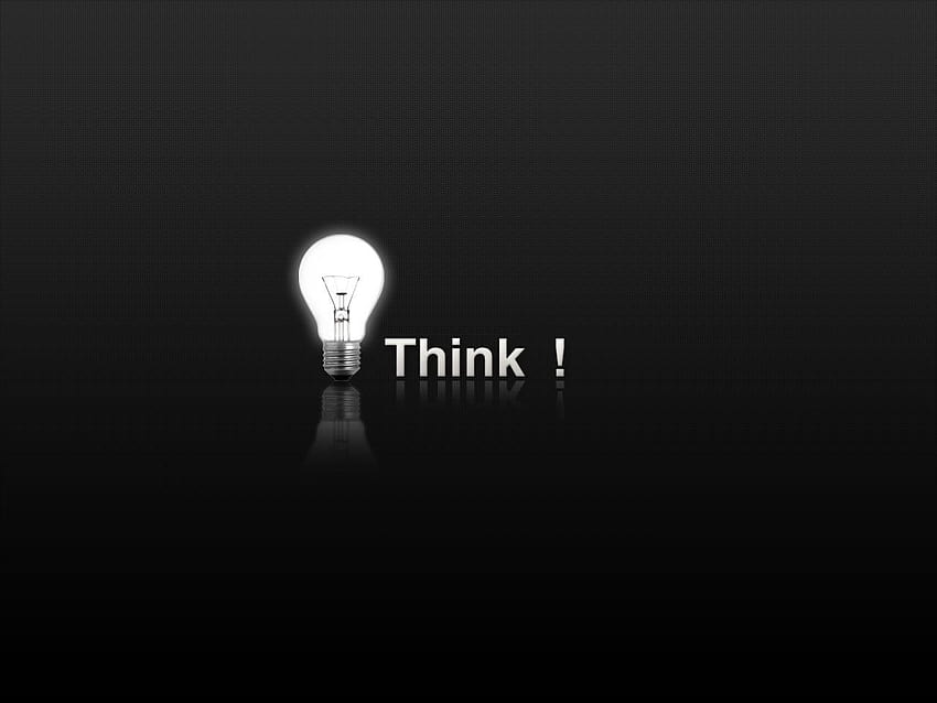 Think! HD wallpaper