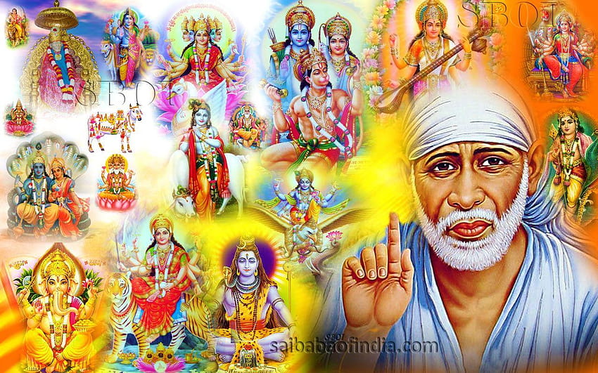 Hindu God Group, all god HD wallpaper