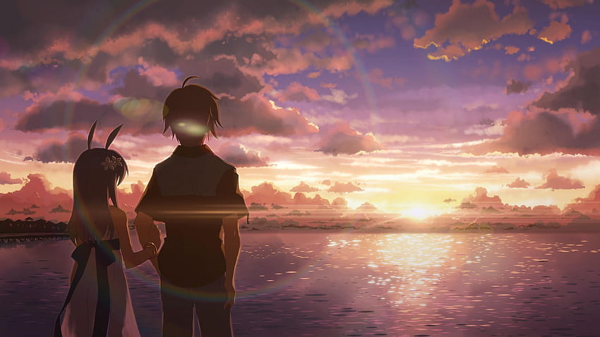 Anime Boy and Girl Alone, Anime, Anime trauriger Junge allein HD-Hintergrundbild