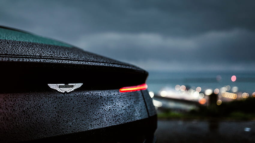 Chuva de chuva Aston Martin Db11, mac do carro papel de parede HD