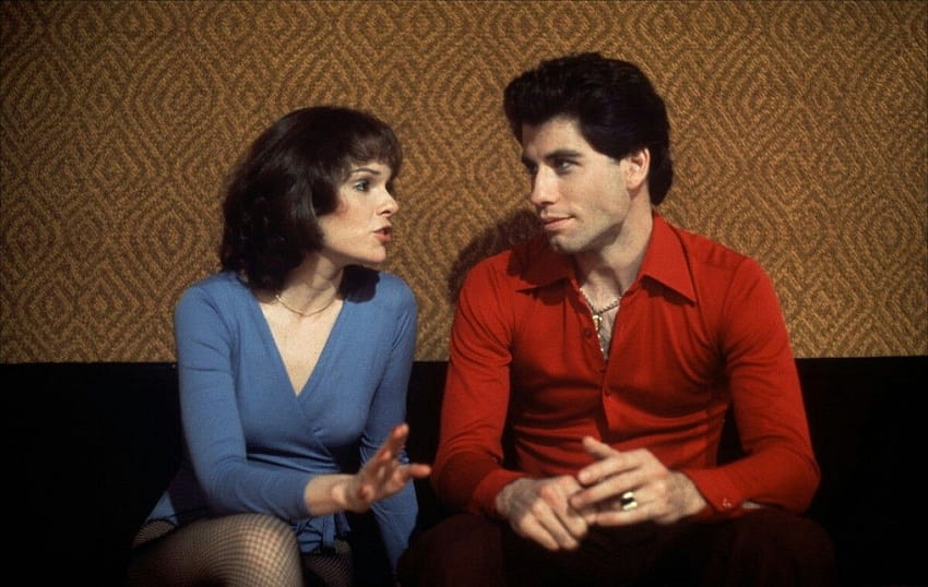 Julie Deniston em Movies I Love!, Saturday Night Fever John Travolta e Karen Lynn Gorney papel de parede HD