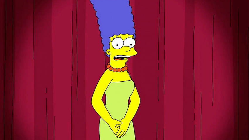 Marge Simpson menggunakan suaranya untuk memanggil penasihat Trump Wallpaper HD
