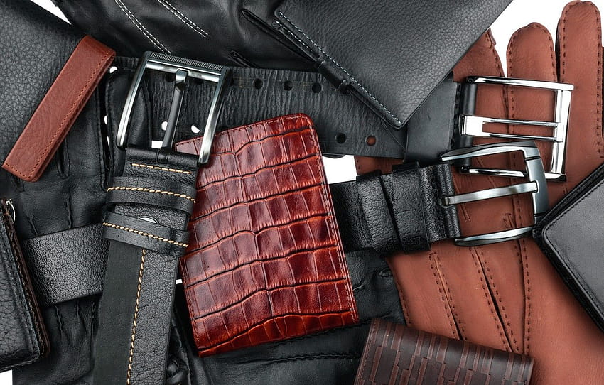 leather, belts, wallets , section HD wallpaper
