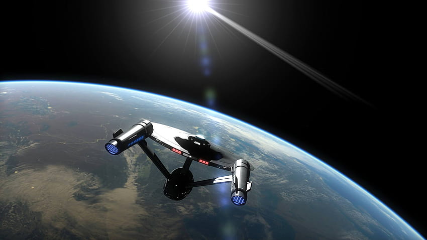 팬들은 '스타 트렉: 디스커버리'에서 USS 엔터프라이즈의 자신만의 뷰티 샷을 만들고 있습니다 – TrekMovie, uss discovery HD 월페이퍼