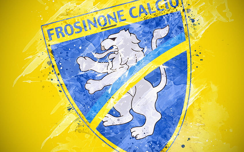 Frosinone Calcio, paint art, creative HD wallpaper