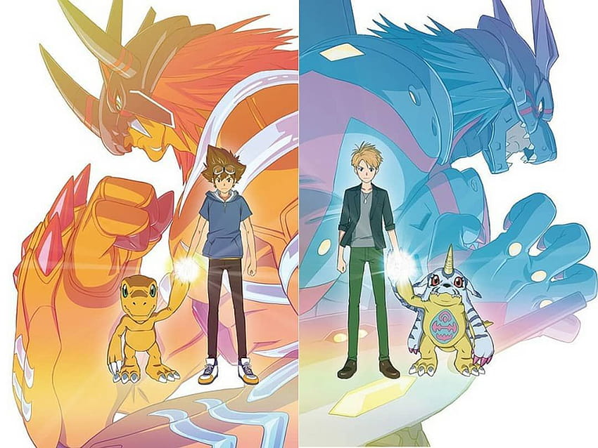 Digimon! Tai, Agumon e suas evoluções por MattPlaysVG em, evolução digimon  papel de parede HD