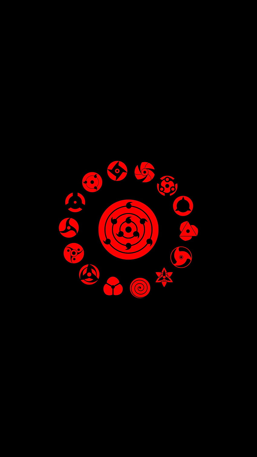 2160x3840 Logo, minimal, Naruto, anime lambang uciha HD phone wallpaper