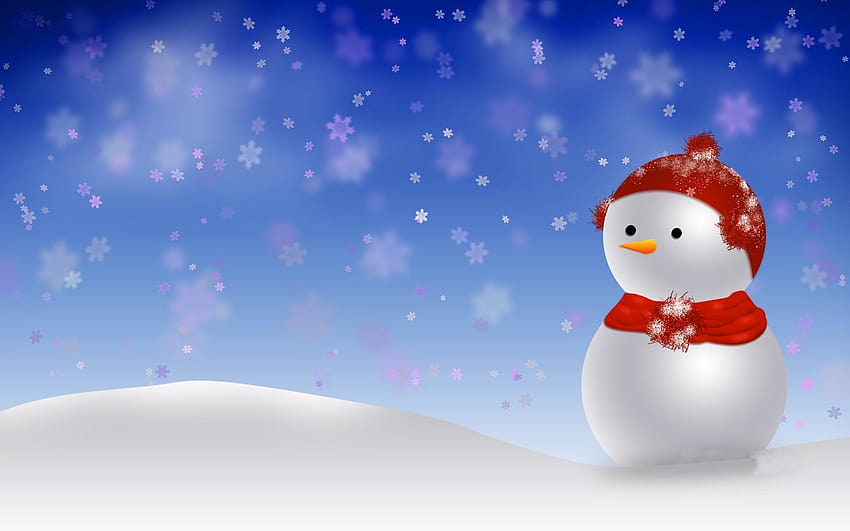 aesthetic cute snowman christmas computer 10 Preview, girly aesthetic christmas pc HD wallpaper