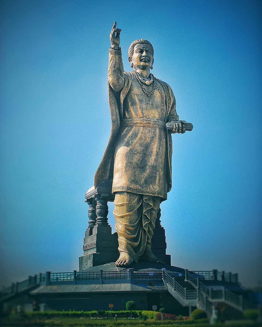 Basaveshwara-Statue, Karnataka, Indien., Lord Basava HD-Handy-Hintergrundbild