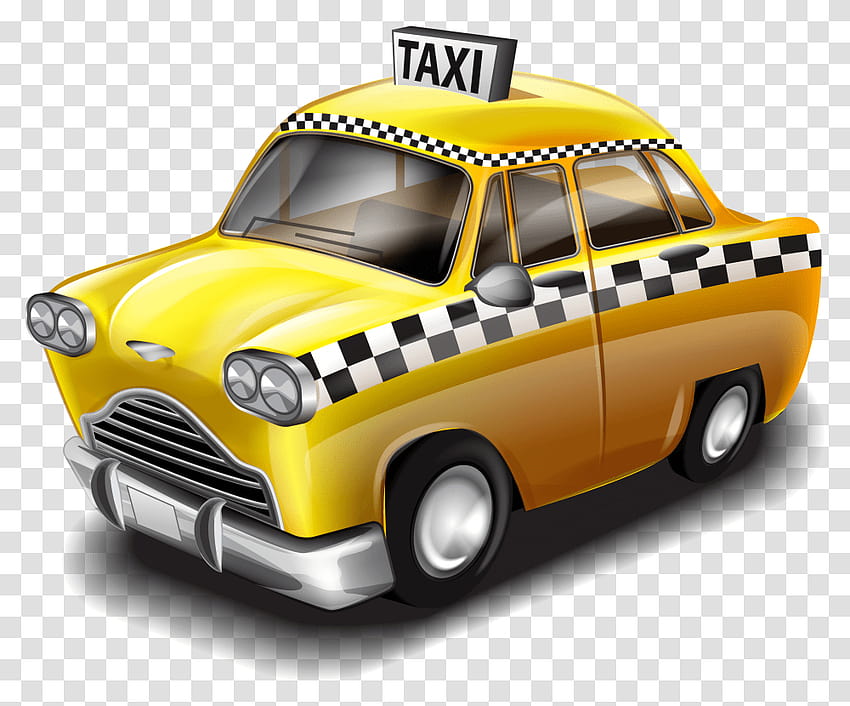 Taxi Taxi Giallo New York Taxi Cartoon, Veicolo, Trasporto Png Trasparente - Pngset Sfondo HD