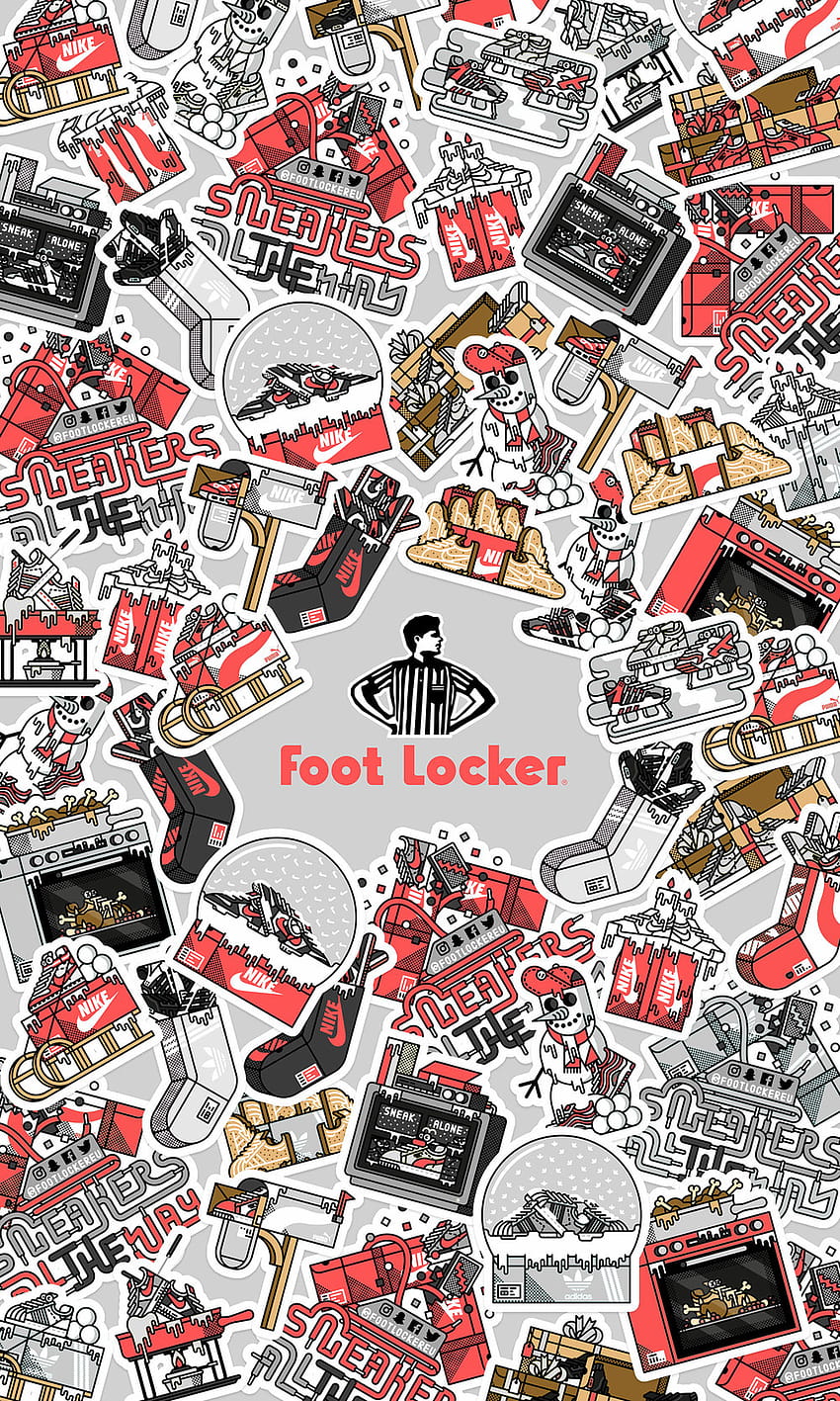 Foot Locker Sneakers All The Way HD phone wallpaper
