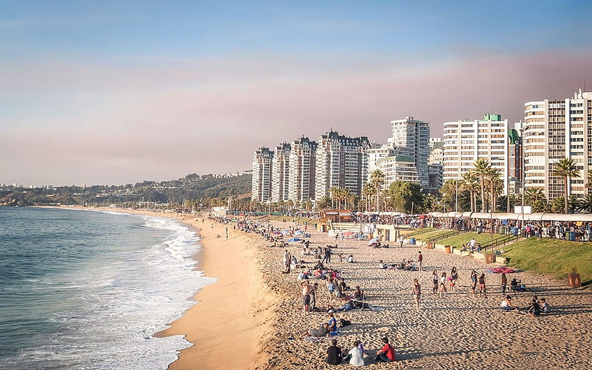 Eine Geschichte zweier Küstenstädte, Teil 2 ...piquenewsmagazine, vina del mar HD-Hintergrundbild