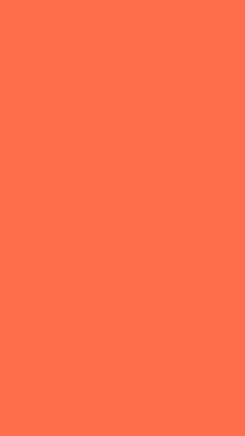 1080x1920 Outrageous Orange Solid Color Backgrounds, solid orange HD phone wallpaper