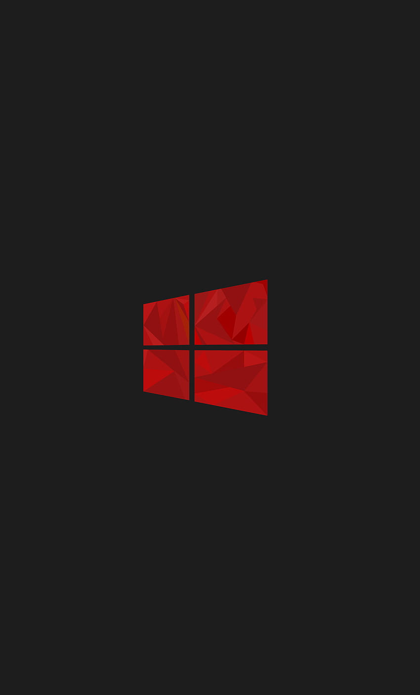1280x2120 Windows 10 Red Minimal Simple Logo iPhone , Backgrounds, and HD phone wallpaper