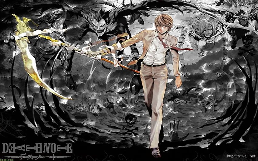 Death Note Manga Art – Latar belakang Wallpaper HD
