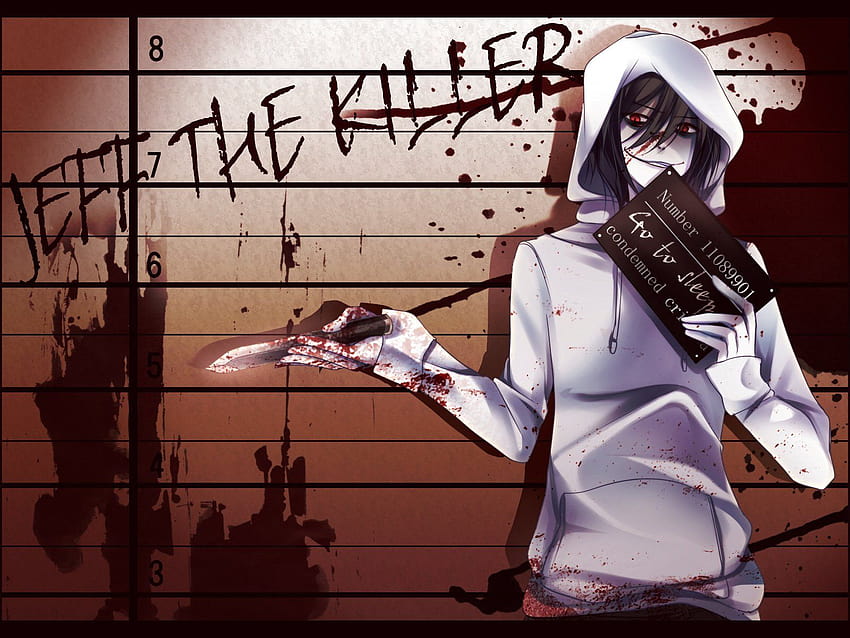 Jeff the Killer anime, anime Killer Tapeta HD