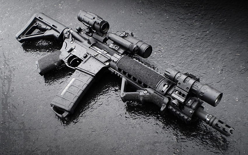 Assault rifle M4 Army, m4 assault rifle HD wallpaper
