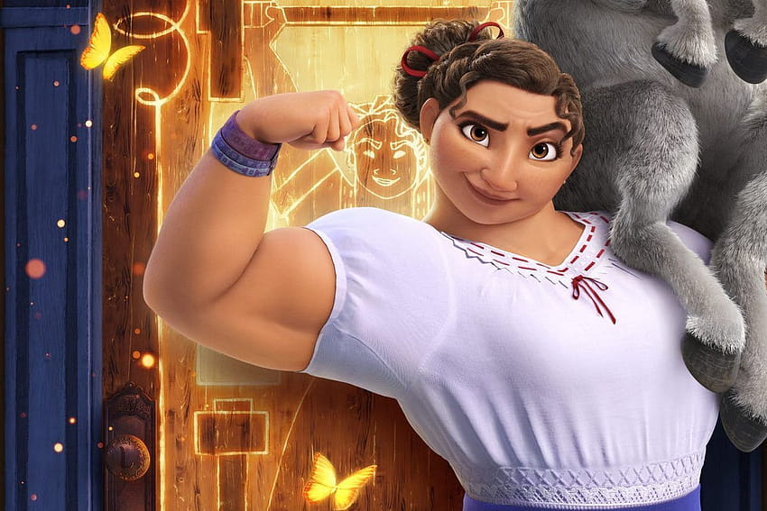 Luisa from Disney's Encanto is celebrated for physical strength, luisa madrigal HD wallpaper