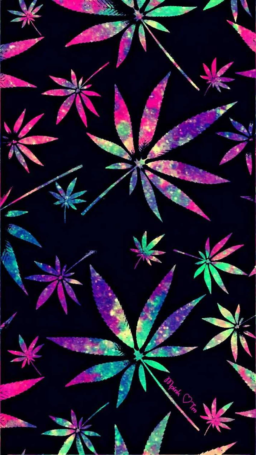 Weed, marihuana estética fondo de pantalla del teléfono