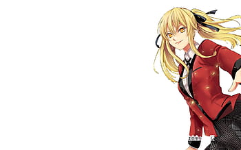 Mary Saotome, animesfw, kakegurui, red, rosas, vermelho, HD phone wallpaper