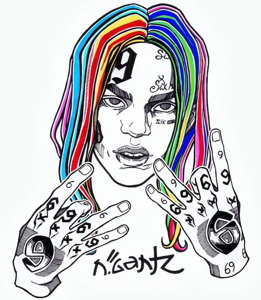 6ix9ine Cartoon Posted By Zoey Cunningham 6ix9ine Anime Hd Phone Wallpaper Pxfuel