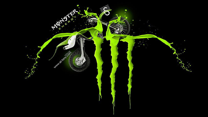 Monster Energy clipart rainbow, monster drink logo HD wallpaper