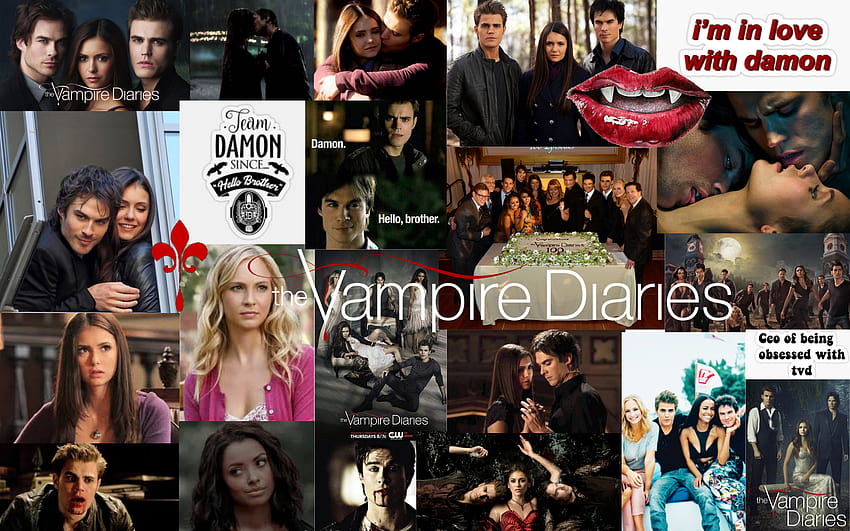 Tvd, vampire diaries logo HD wallpaper