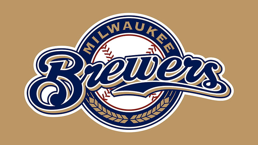 Milwaukee Brewers, logotipo dos cervejeiros papel de parede HD