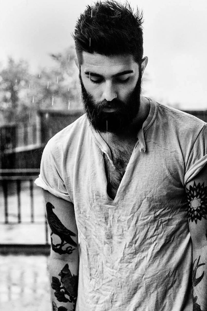 Tattoo Lust: Beards _5_ink «Tatuagens fixadas «Outros «Tattoo , tattoo design art, flash tattoo, body tattoo, beard boy Papel de parede de celular HD