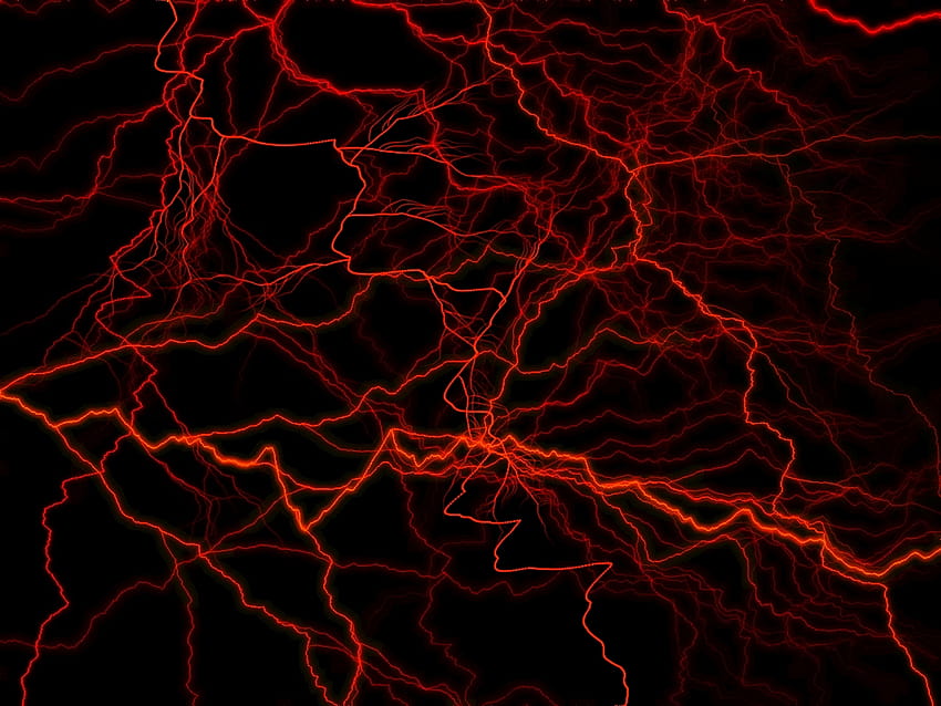 Red Lightning 08489, dunkler Blitz HD-Hintergrundbild