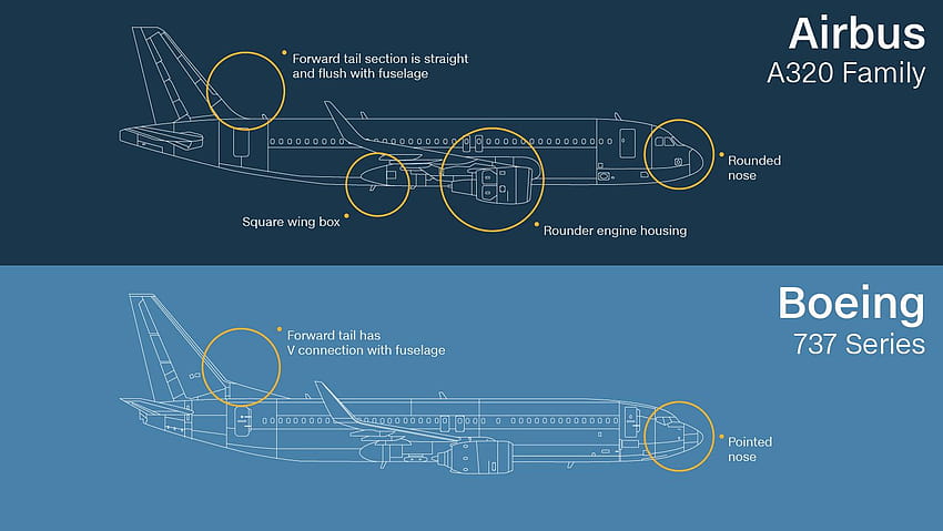 비행기 스포팅: 초보자가 상업용 제트기, 에어버스 a320 제품군을 식별하는 방법 HD 월페이퍼