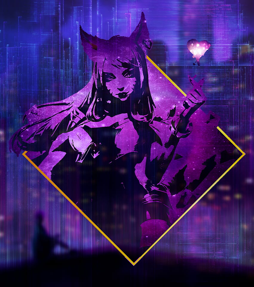 Ahri I made in hop Hopoe you guys like it : AhriMains, kda all out HD phone wallpaper
