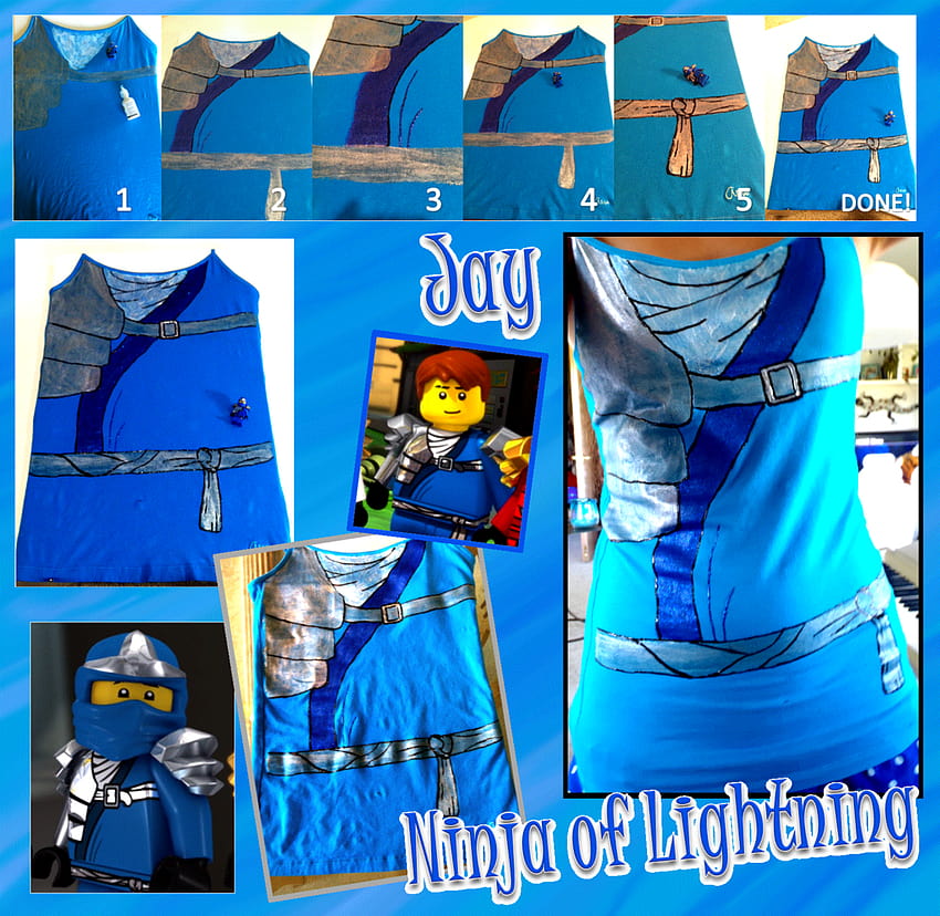 Lego Ninjago Jay Ninjago tanks wip 6 jay shirt [1024x998] for your , Mobile & Tablet HD wallpaper