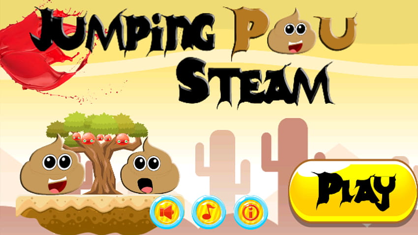 Jumping Pou Steam: Appstore for Android HD wallpaper