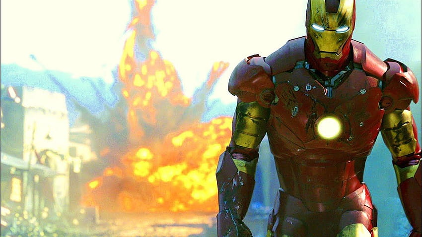 Iron Man contra terroristas, iron man f 22 rapaces fondo de pantalla