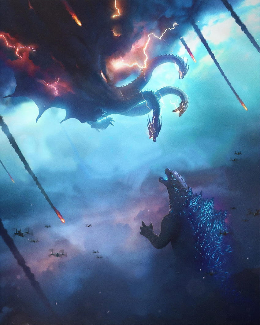 Poster di Godzilla King of the Monsters, film, godzilla android Sfondo del telefono HD