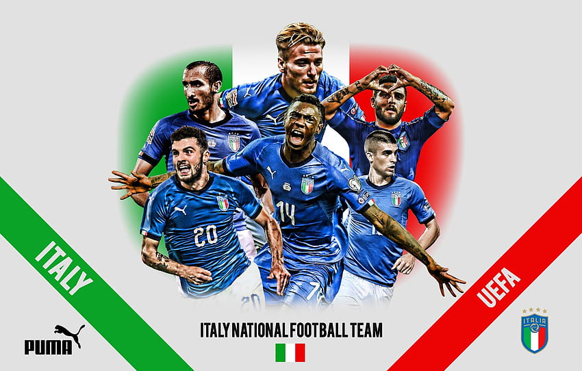 Sport, logo, Italy, football, Puma, National team , section спорт, football HD wallpaper | Pxfuel