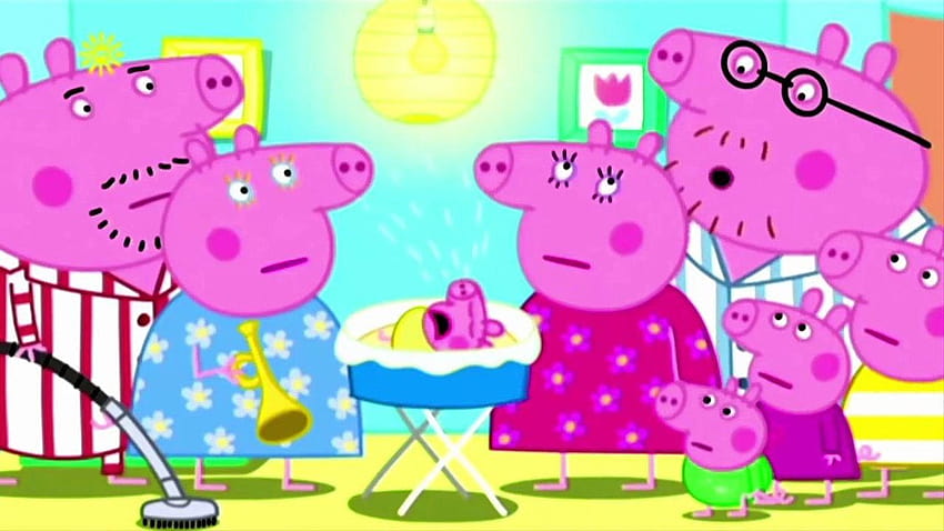 Peppa Pig Royal Family And Backgrounds, peppa pig family HD wallpaper