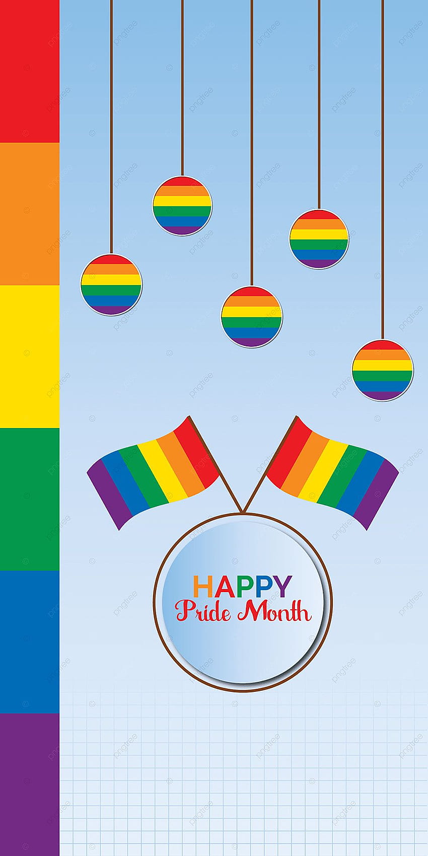 Pride Month Mobile Phone Vector Illustration, Design, Gay, Illustration Backgrounds for, happy pride month HD phone wallpaper