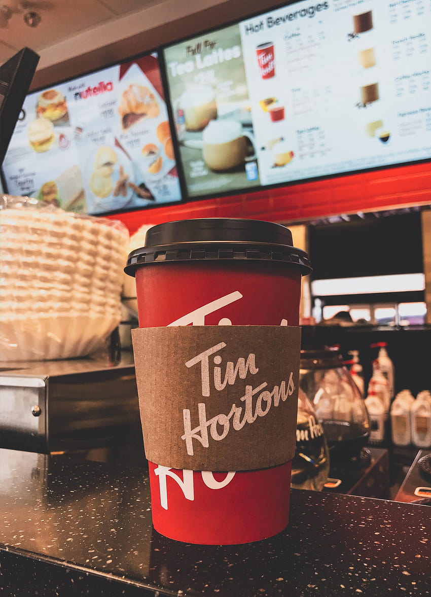 ITAP of my timmies this afternoon :), tim hortons HD phone wallpaper