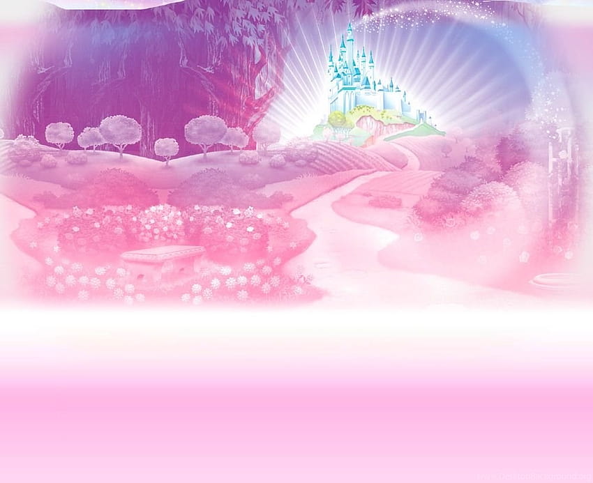 Disney Princess Castle Tła Tła Tapeta HD